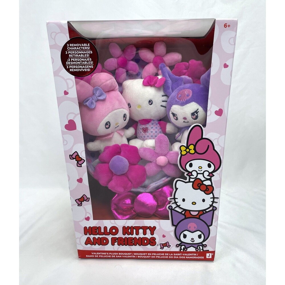 Hello Kitty Valentine’s Day Plush Bouquet My Melody‎ Kuromi Flowers
